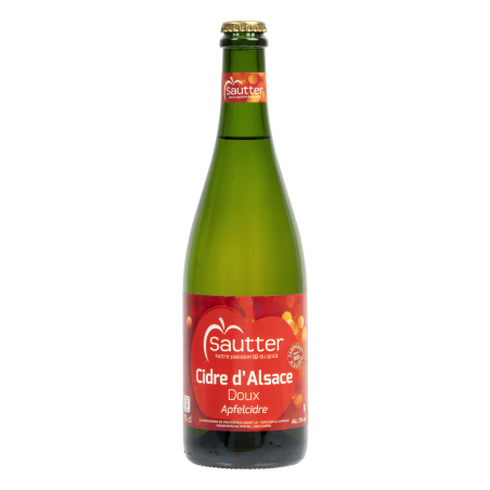 CIDRE DOUX D'ALSACE 2° 75CL