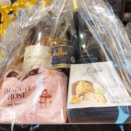 PANIER CHAMPAGNE 2 BOUTEILLES