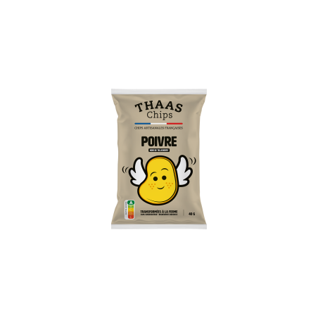 CHIPS THAAS POIVRE 40G CARTON