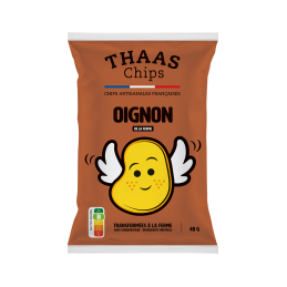 CHIPS THAAS OIGNON 40 GR CARTON