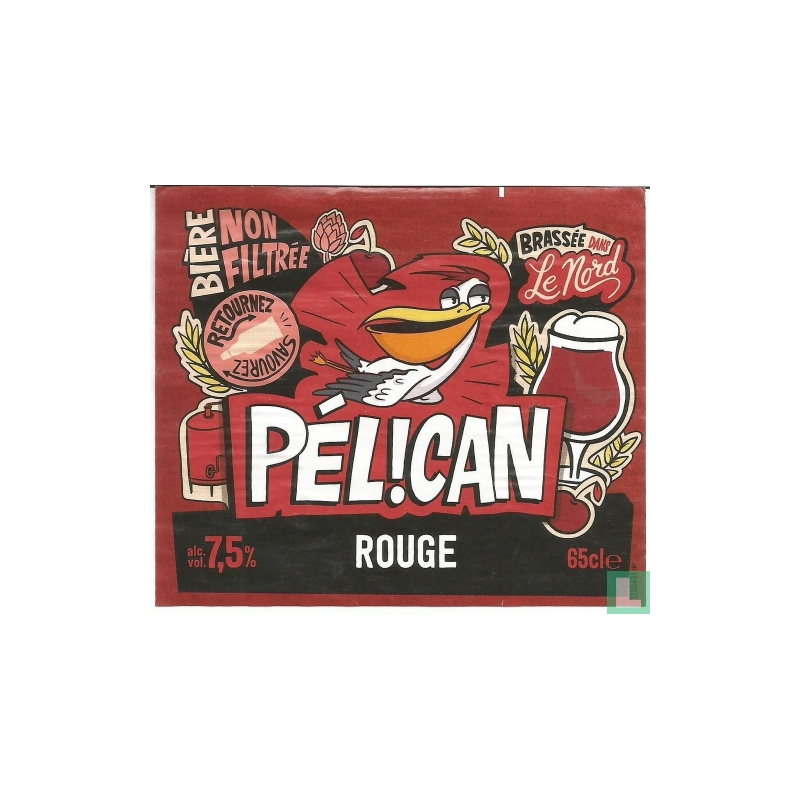 PÉLICAN ROUGE 7,5° FÛT 20L