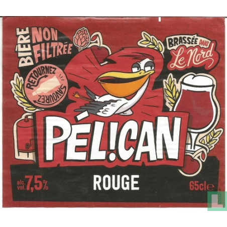 PÉLICAN ROUGE 7,5° FÛT 20L