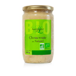 CARTON CHOUCROUTE BIOLOGIQUE CUITE AU NATUREL 600G X6