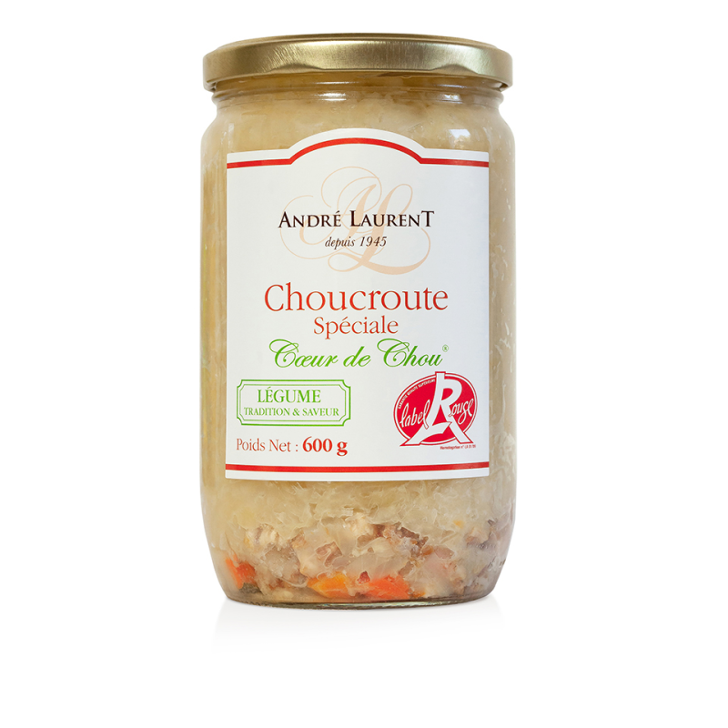 CARTON CHOUCROUTE SPECIALE "COEUR DE CHOU" LABEL ROUGE