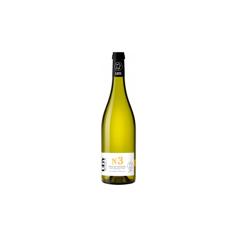 UBY N°3 COLOMBARD SAUVIGNON 11° 75CL CARTON X6